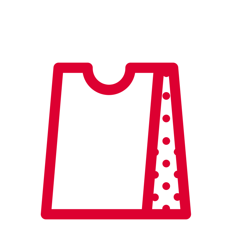 Red bag icon